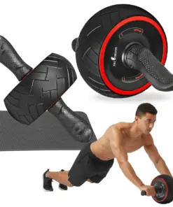 Wałek szeroki z funkcją zwrotną do ćwiczeń mięśni brzucha + mata Pretorians