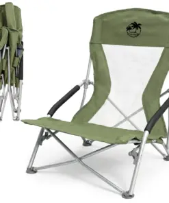 Krzesło turystyczne składane khaki Be-Active
