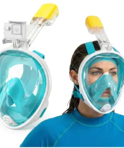 Maska do snorkelingu nurkowania z uchwytem na kamerę morska