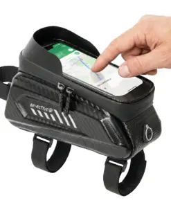 Sakwa rowerowa na ramę z etui na telefon do 7,2”