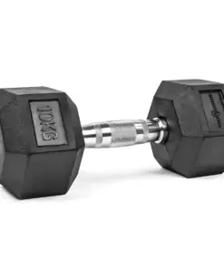 Hantla Hex 10kg ciężarek ogumowany