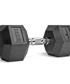Hantla Hex 22,5kg ciężarek ogumowany