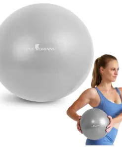 Piłka do pilatesu 25cm srebrna Pretorians