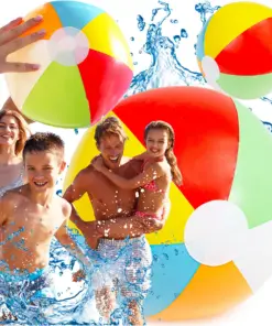 Piłka plażowa dmuchana na basen 40cm multikolor