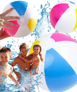 Piłka plażowa dmuchana na basen 40cm trójkolorowa