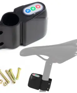 Alarm rowerowy z blokadą podsiodłową AR01