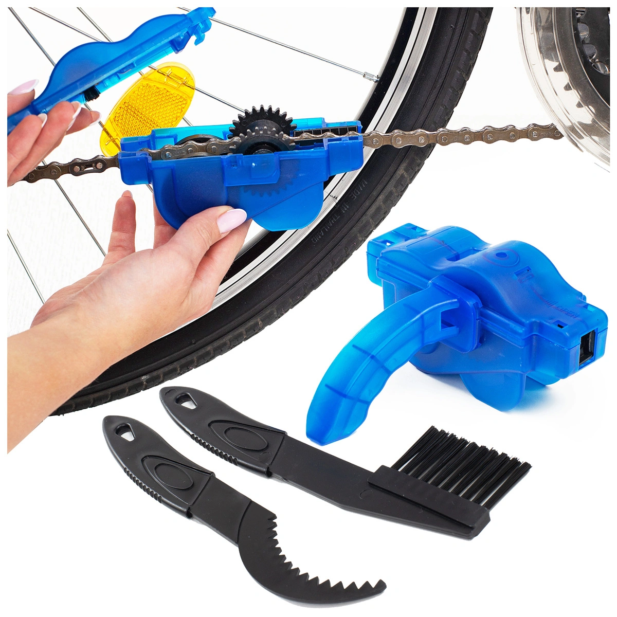 Zestaw do czyszczenia łańcucha rowerowego ZCŁ01