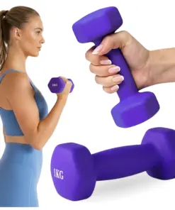 Hantla neoprenowa 1kg ciężarek żeliwny do ćwiczeń