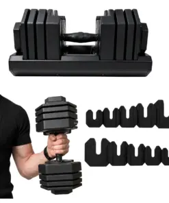 Hantla regulowana 2-24 kg żeliwna do ćwiczeń w domu