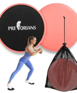 Podkładki różowe dyski poślizgowe do ćwiczeń sliding discs slide disk 2 sztuki