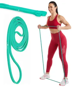 Guma fitness taśma 6,4mm 2-7kg turkusowa