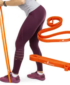 Guma fitness taśma 19mm 14-23kg pomarańczowa