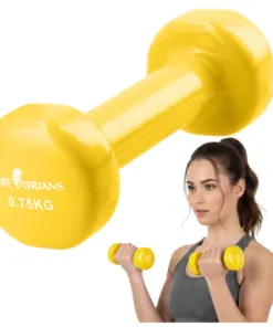 Hantelek żeliwny 0,75 kg ciężarek winylowy Pretorians